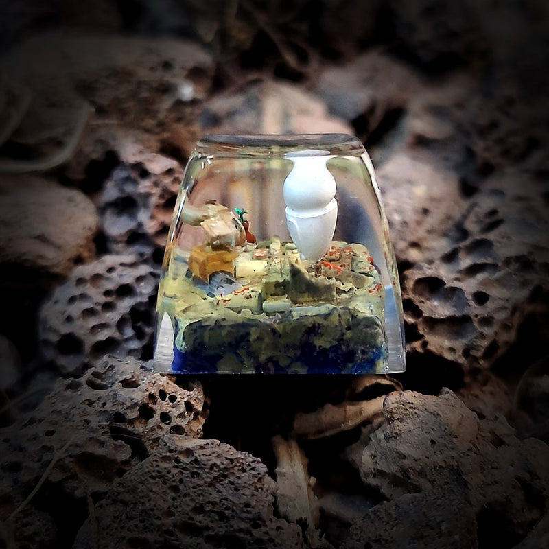 WALL E EVE Artisan Keycaps Epoxy Resin