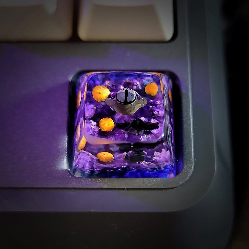 Friday the 13th Jason Voorhees Halloween Artisan Keycaps Epoxy Resin