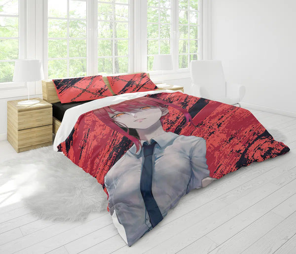 Makima Chainsaw Man Bedding Set