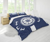 White Lotus Avatar Bedding Set