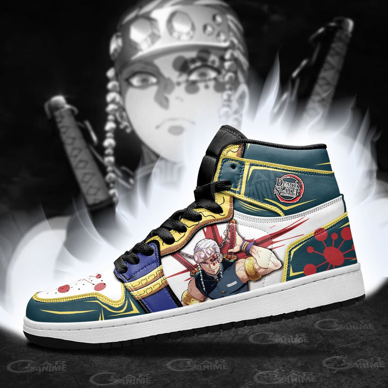 Uzui Tengen J1 Sneakers Anime Demon Slayer Shoes