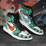 Tanjiro Water and Fire J1 Sneakers Demon Slayer Shoes