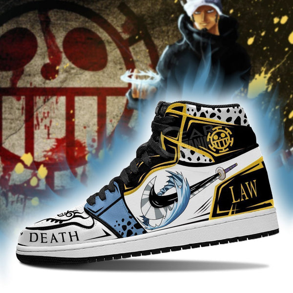 Trafalgar Law J1 Sneakers Kikoku Sword One Piece Shoes