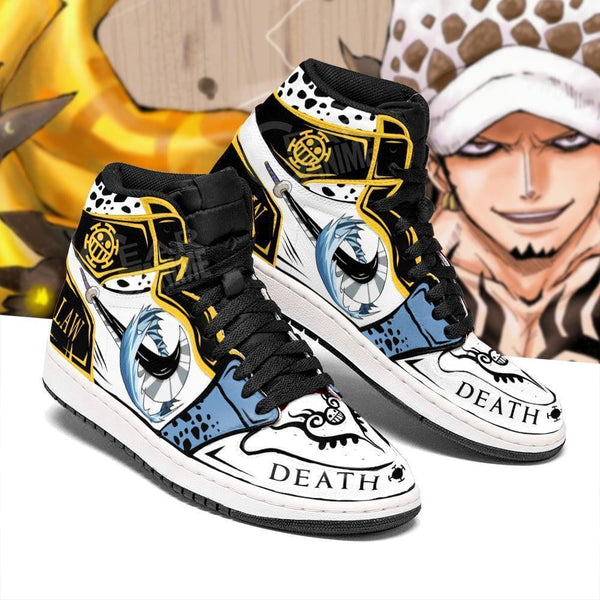 Trafalgar Law J1 Sneakers Kikoku Sword One Piece Shoes