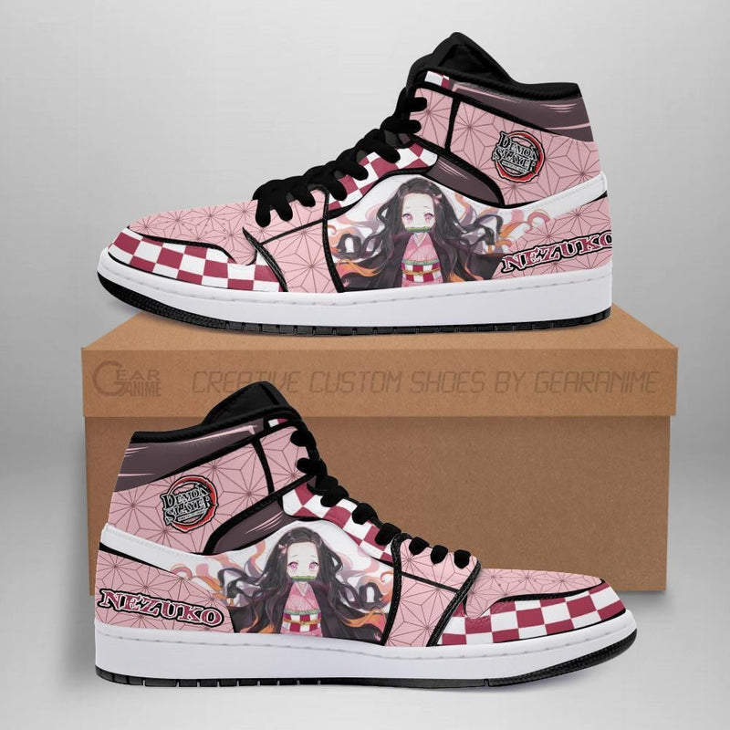 Nezuko J1 Sneakers Demon Slayer Anime Shoes