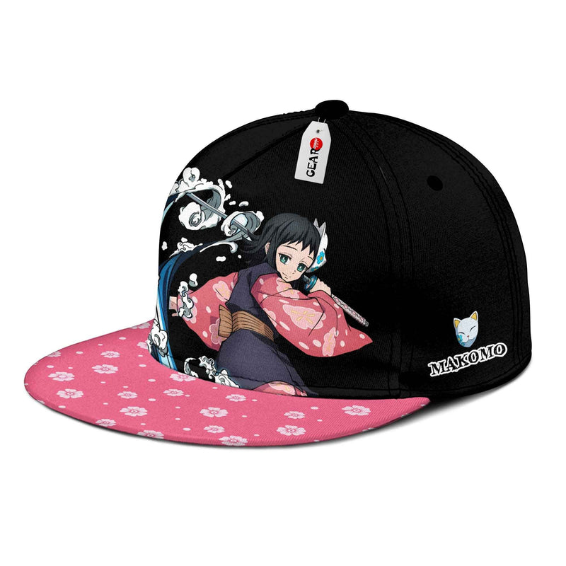 Makomo Cap Hat Kimetsu Anime Snapback