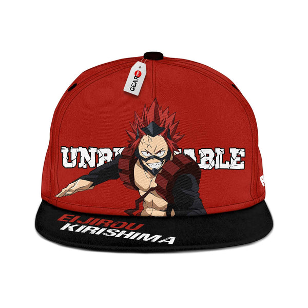 Eijiro Kirishima Hat Cap Red Riot Anime Snapback Hat