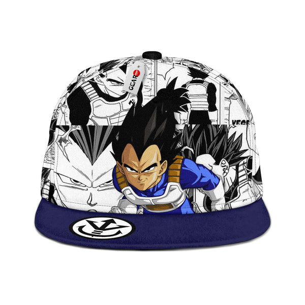 Vegeta Snapback Hat Custom Dragon Ball Anime Hat Mix Manga