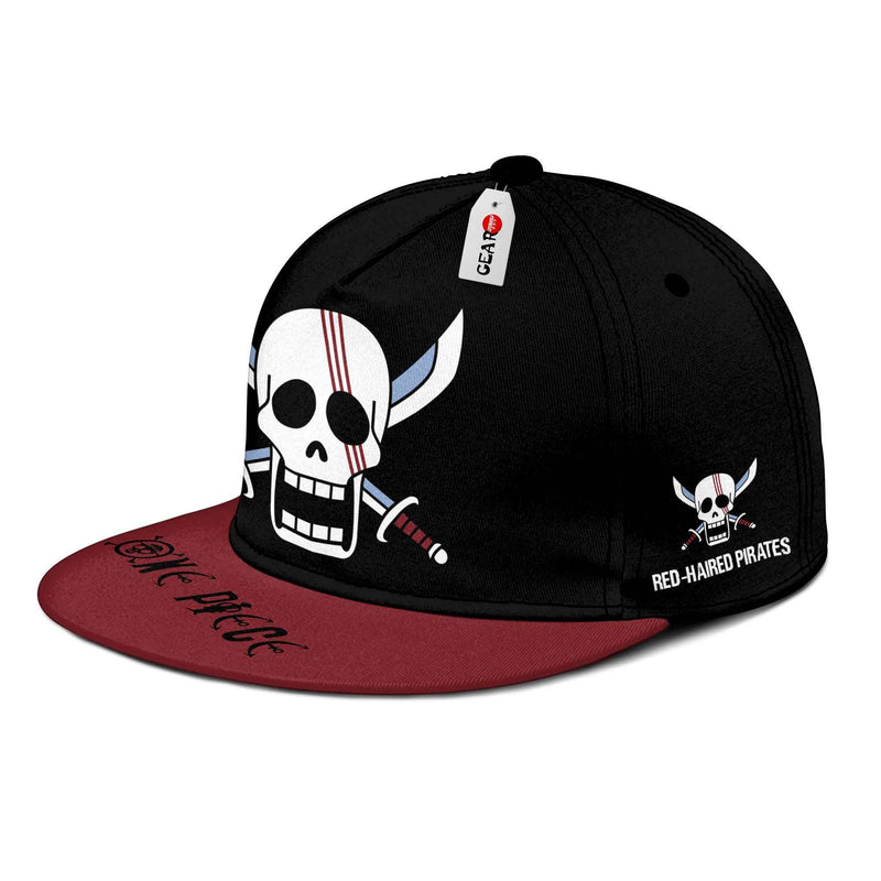 Red Hair Pirates Hat Cap One Piece Anime Snapback Hat