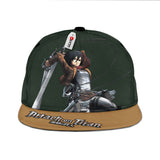 Mikasa Ackerman Snapback Hat Anime Shingeki Hat