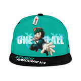 Izuku Midoriya Cap Hat One For All Anime Snapback