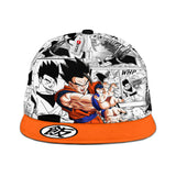 Gohan Snapback Hat Custom Dragon Ball Anime Hat Mix Manga