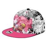 Donquixote Doflamingo Snapback Hat Custom One Piece Anime Hat Mix Manga