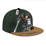 Mikasa Ackerman Snapback Hat Anime Shingeki Hat