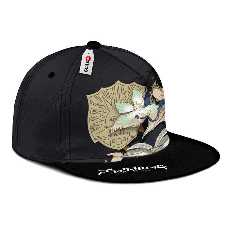 Yuno Grinberryall Snapback Hat Custom Black Clover Anime Hat