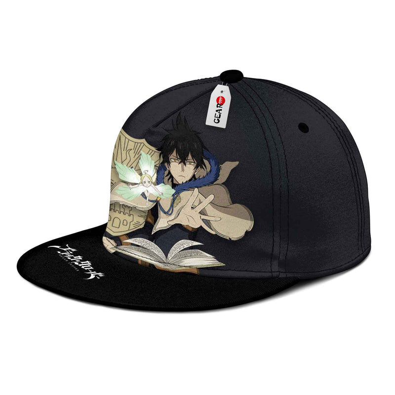 Yuno Grinberryall Snapback Hat Custom Black Clover Anime Hat