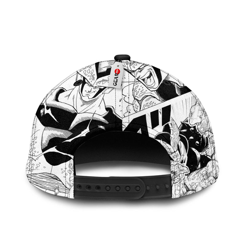 Cell Snapback Hat Custom Dragon Ball Anime Hat Mix Manga