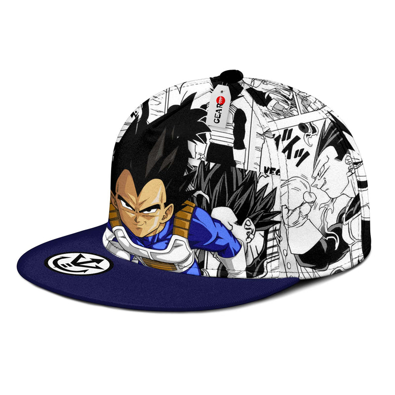 Vegeta Snapback Hat Custom Dragon Ball Anime Hat Mix Manga