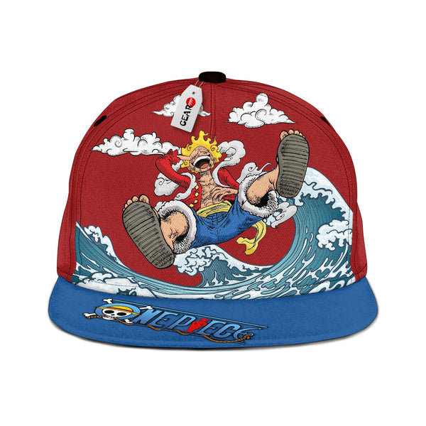 Luffy Gear 5 Awakening Snapback Hat Anime One Piece Hat