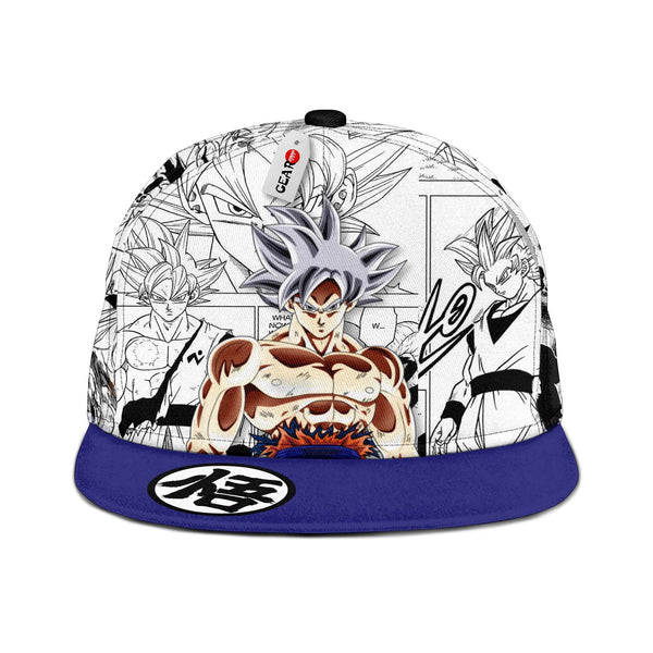 Goku Ultra Instinct Snapback Hat Custom Dragon Ball Anime Hat Mix Manga