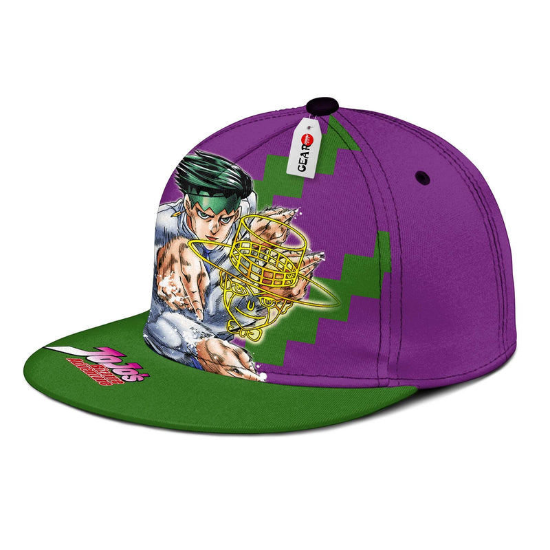 Rohan Kishibe Snapback Hat Custom Anime Hat