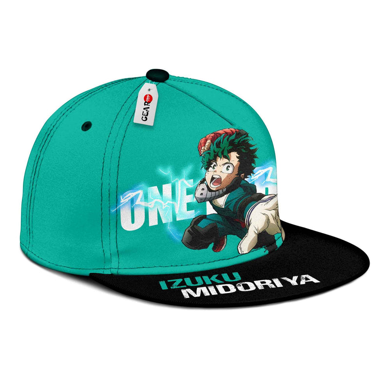 Izuku Midoriya Cap Hat One For All Anime Snapback