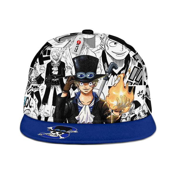 Sabo Snapback Hat Custom One Piece Anime Hat Mix Manga