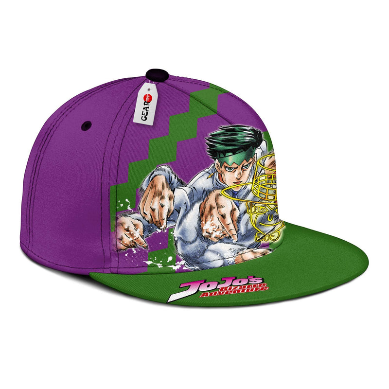 Rohan Kishibe Snapback Hat Custom Anime Hat