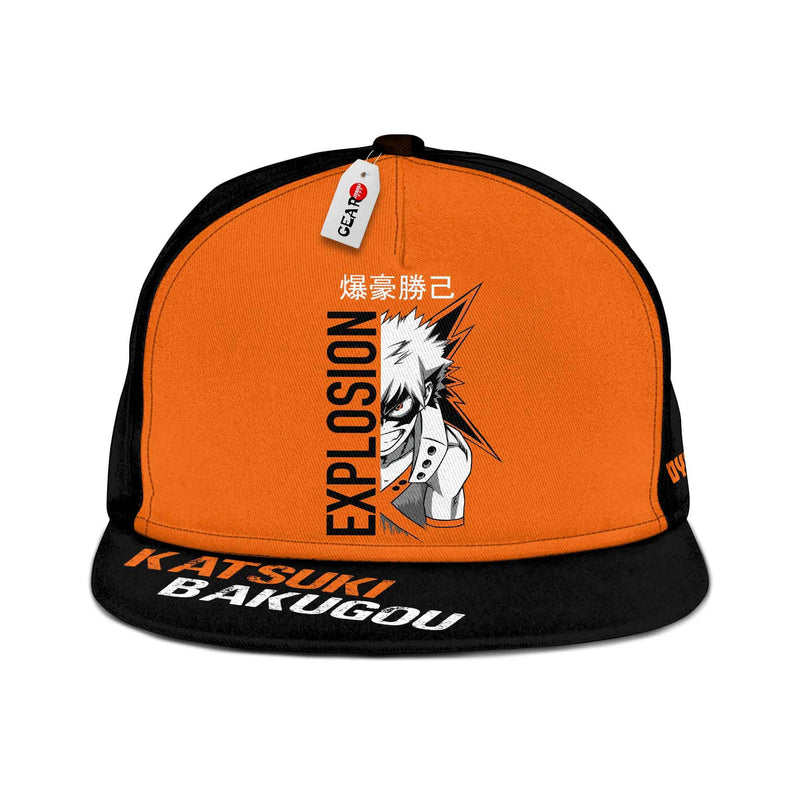 Katsuki Hat Cap Explosion Anime Snapback Hat