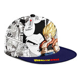 Gogeta Snapback Hat Custom Dragon Ball Anime Hat Mix Manga