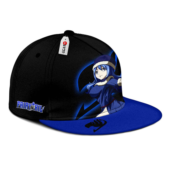 Juvia Lockser Snapback Hat Custom Fairy Tail Anime Hat