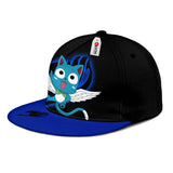 Happy Snapback Hat Custom Fairy Tail Anime Hat