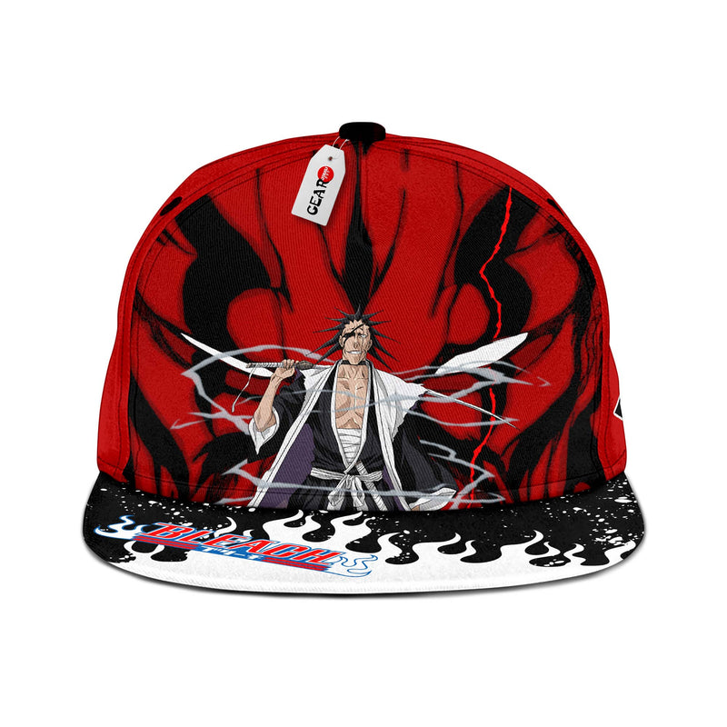 Kenpachi Zaraki Snapback Hat Custom BL Anime Hat