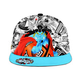 Jinbe Snapback Hat Custom One Piece Anime Hat Mix Manga