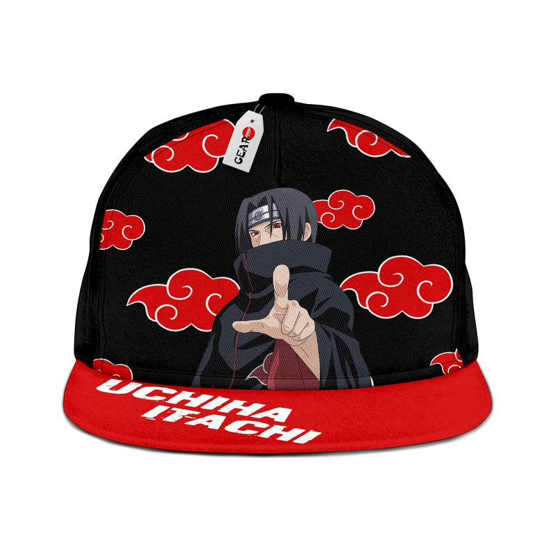 Akatsuki Itachi Snapback Hat Custom Anime Hat