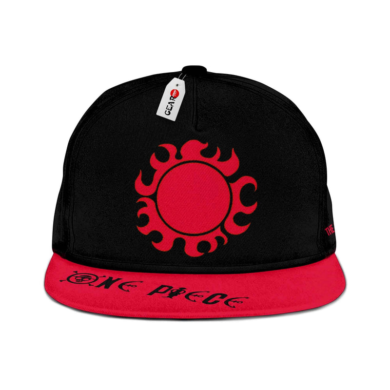 The Sun Pirates Hat Cap One Piece Anime Snapback Hat