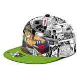 Usopp Snapback Hat Custom One Piece Anime Hat Mix Manga