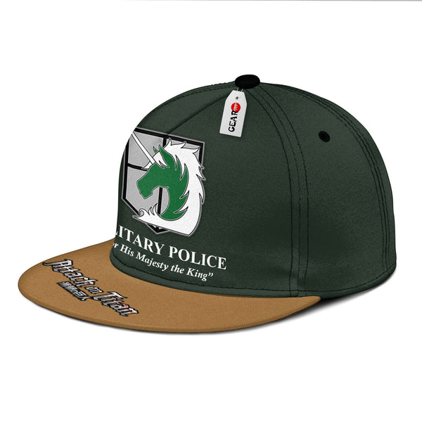 AOT Military Snapback Hat Custom Shingeki Anime Hat