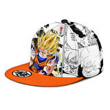 Goku Super Saiyan Snapback Hat Custom Dragon Ball Anime Hat Mix Manga