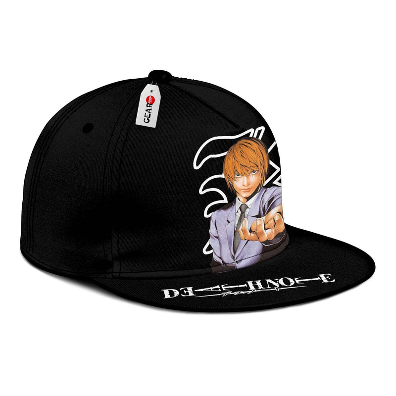 Light Yagami Hat Cap Anime Snapback Hat