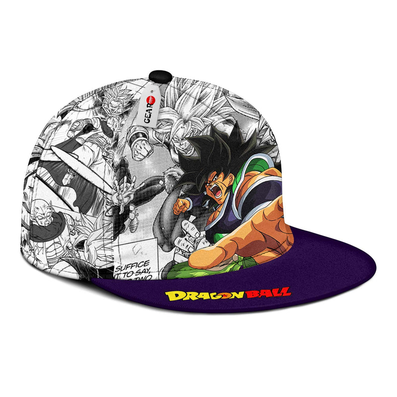 Broly Snapback Hat Custom Dragon Ball Anime Hat Mix Manga