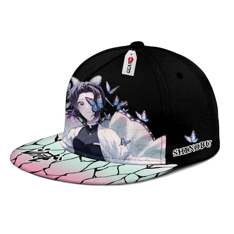 Shinobu Kocho Cap Hat Kimetsu Anime Snapback