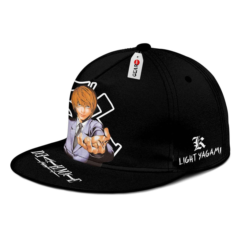 Light Yagami Hat Cap Anime Snapback Hat