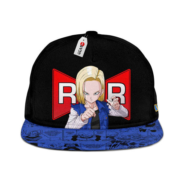 Android 18 Cap Hat Custom Anime Dragon Ball Snapback