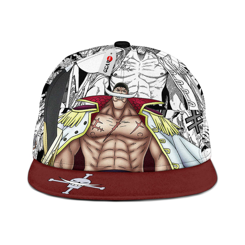 Edward Newgate Snapback Hat Custom One Piece Anime Hat Mix Manga