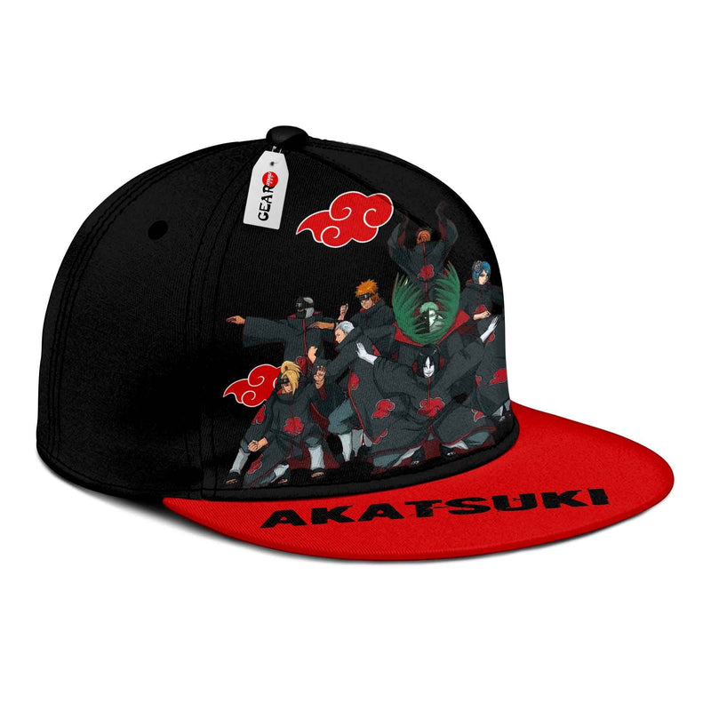 Akatsuki Snapback Hat Custom Anime Hat