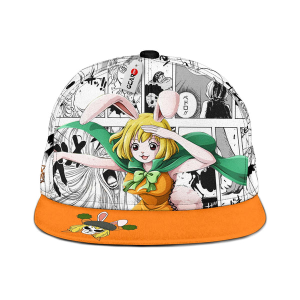 Carrot Snapback Hat Custom One Piece Anime Hat Mix Manga