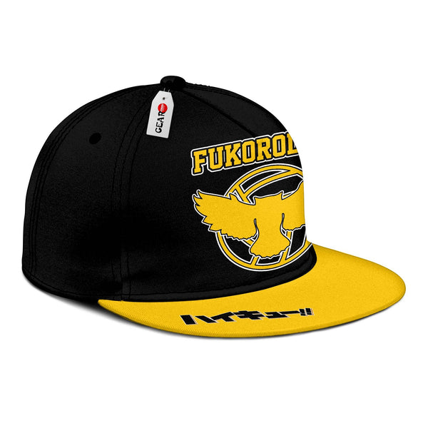 Fukorodani Snapback Hat Custom Haikyuu Anime Hat