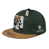 Captain Levi Ackerman Snapback Hat Custom Shingeki Anime Hat