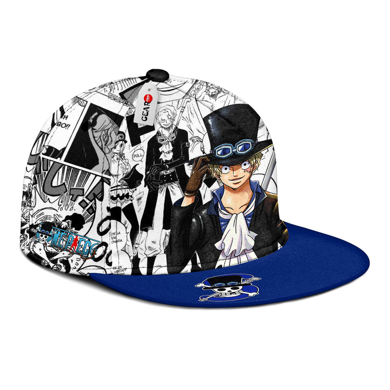 Sabo Snapback Hat Custom One Piece Anime Hat Mix Manga